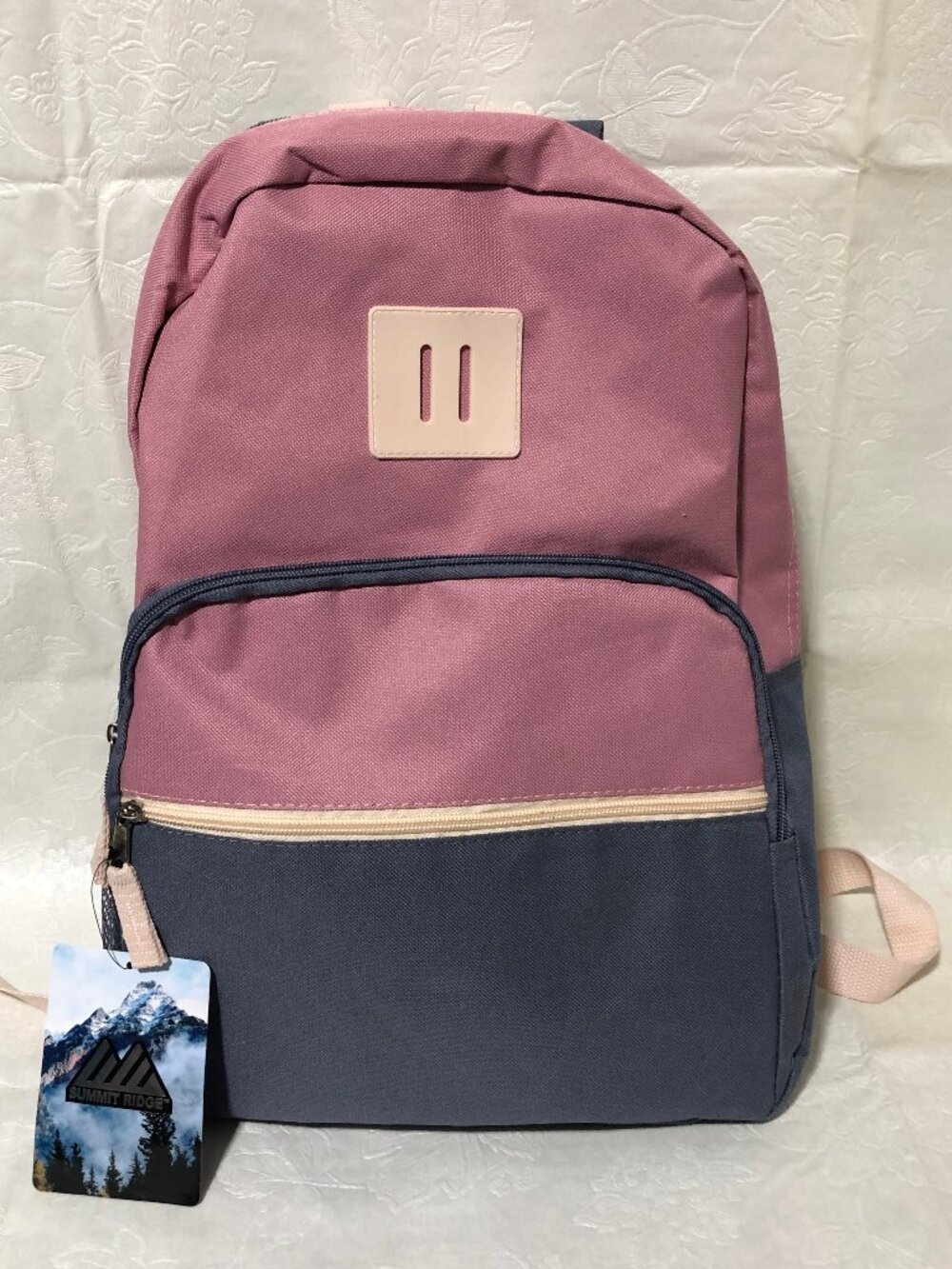 NWT Summit Ridge Lightweight School Travel Backpack Pink/Blue